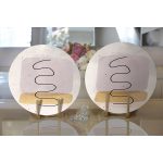 - Supla2li-7076-Gorsel2 - Realhomes Realhomes Renkli Onedraw Çizimli Dijital Baskılı Modern 2'li Yuvarlak Servis Altlığı - Supla Realhomes