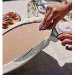 - Supla2li-7078-Gorsel4 - Realhomes Realhomes Renkli Onedraw Çizimli Dijital Baskılı Modern 2'li Yuvarlak Servis Altlığı - Supla Realhomes