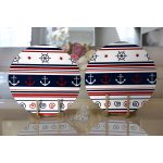 - Supla2li-7099-Gorsel2 - Realhomes  Realhomes Bordo Lacıvert Renklı Capa Dumen Temalı Dijital Baskılı Modern 2'li Yuvarlak Servis Altlığı - Supla Realhomes