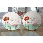 - Supla2li-718-Gorsel2 - Realhomes  Realhomes Fashion Girl Dijital Baskılı Modern 2'li Yuvarlak Servis Altlığı - Supla Realhomes