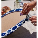 - Supla2li-7213-Gorsel4 - Realhomes Realhomes Beyaz Zemin Üzerinde Çini Desenli Dijital Baskılı Modern 2'li Yuvarlak Servis Altlığı - Supla Realhomes