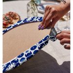 - Supla2li-7214-Gorsel4 - Realhomes Realhomes Beyaz Zemin Üzerinde Çini Desenli Dijital Baskılı Modern 2'li Yuvarlak Servis Altlığı - Supla Realhomes