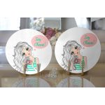 - Supla2li-727-Gorsel2 - Realhomes Realhomes Fashion Girl Dijital Baskılı Modern 2'li Yuvarlak Servis Altlığı - Supla Realhomes