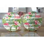 - Supla2li-728-Gorsel2 - Realhomes Realhomes Flamingo Desen Dijital Baskılı Modern 2'li Yuvarlak Servis Altlığı - Supla Realhomes