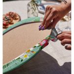 Realhomes Flamingo Desen Dijital Baskılı Modern 2'li Yuvarlak Servis Altlığı - Supla Realhomes