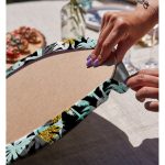 - Supla2li-7302-Gorsel4 - Realhomes Realhomes Beyaz Zeminli Renkli Palmiye Desenli Dijital Baskılı Modern 2'li Yuvarlak Servis Altlığı - Supla Realhomes