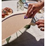 Realhomes Soft Rengarenk Onedraw Çizimli Çiçek Desenli 2'li Yuvarlak Servis Altlığı - Supla Realhomes