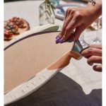 - Supla2li-7335-Gorsel4 - Realhomes  Realhomes Soft Renkli Onedraw Çizimli Dijital Baskılı Modern 2'li Yuvarlak Servis Altlığı - Supla Realhomes