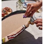 Realhomes Pop Art Resimli Dijital Baskılı Modern 2'li Yuvarlak Servis Altlığı - Supla Realhomes