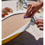 - Supla2li-7363-Gorsel4 - Realhomes Realhomes Pastel Renkli Zeminli Onedraw Çizimli Dijital Baskılı Modern 2'li Yuvarlak Servis Altlığı - Supla Realhomes