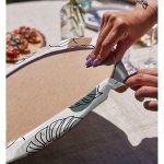 - Supla2li-7480-Gorsel4 - Realhomes Realhomes Beyaz Zeminli Onedraw Çizimli Yaprak Motifli Dijital Baskılı Modern 2'li Yuvarlak Servis Altlığı - Supla Realhomes