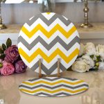 - Supla2li-754-Gorsel1 - Realhomes Realhomes Zigzag Desen Dijital Baskılı Modern 2'li Yuvarlak Servis Altlığı - Supla Realhomes