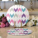 - Supla2li-756-Gorsel1 - Realhomes Realhomes Dijital Baskılı Modern 2'li Yuvarlak Servis Altlığı - Supla Realhomes