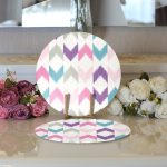 - Supla2li-756-Gorsel3 - Realhomes Realhomes Dijital Baskılı Modern 2'li Yuvarlak Servis Altlığı - Supla Realhomes