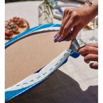 - Supla2li-7599-Gorsel4 - Realhomes Realhomes Mavi Zemin Üzerinde Çapa Desenli Dijital Baskılı Modern 2'li Yuvarlak Servis Altlığı - Supla Realhomes