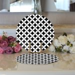 - Supla2li-764-Gorsel3 - Realhomes Realhomes Dijital Baskılı Modern 2'li Yuvarlak Servis Altlığı - Supla Realhomes