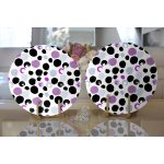 - Supla2li-7740-Gorsel2 - Realhomes Realhomes Beyaz Zeminli Renkli Yuvarlak Desenli Dijital Baskılı Modern 2'li Yuvarlak Servis Altlığı - Supla Realhomes