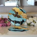 - Supla2li-7860-Gorsel3 - Realhomes Realhomes Siyah Zeminli Renkli Modern Desenli Dijital Baskılı Modern 2'li Yuvarlak Servis Altlığı - Supla Realhomes