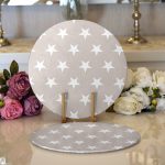 - Supla2li-791-Gorsel1 - Realhomes Realhomes Modern Zigzag Dijital Baskılı 2'li Yuvarlak Servis Altlığı - Supla Realhomes