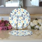 - Supla2li-7917-Gorsel3 - Realhomes Realhomes Beyaz Zemin Üzerinde Renkli Deniz Motifli 2'li Yuvarlak Servis Altlığı - Supla Realhomes