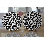 - Supla2li-8111-Gorsel2 - Realhomes Realhomes Renkli Zeminli Geometrik Desenli Dijital Baskılı Modern 2'li Yuvarlak Servis Altlığı - Supla Realhomes