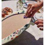 - Supla2li-8136-Gorsel4 - Realhomes Realhomes Pastel Zeminli Rengarenk Çiçek Desenli Dijital Baskılı Modern 2'li Yuvarlak Servis Altlığı - Supla Realhomes