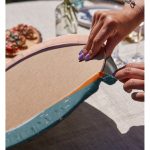 - Supla2li-8151-Gorsel4 - Realhomes  Realhomes Pastel Zemin Üzerinde Güneş Desenli Dijital Baskılı Modern 2'li Yuvarlak Servis Altlığı - Supla Realhomes