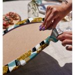 - Supla2li-8204-Gorsel4 - Realhomes Realhomes Beyaz Zeminli Renkli Puantiyeli Dijital Baskılı Modern 2'li Yuvarlak Servis Altlığı - Supla Realhomes