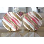 - Supla2li-8229-Gorsel2 - Realhomes Realhomes Beyaz Zemin Üzerinde Renkli Soyut Desenli 2'li Yuvarlak Servis Altlığı - Supla Realhomes