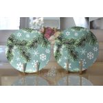 - Supla2li-8402-Gorsel2 - Realhomes Realhomes Renkli Zeminli Kartanesi Desenli Dijital Baskılı Modern 2'li Yuvarlak Servis Altlığı - Supla Realhomes