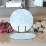 - Supla2li-8405-Gorsel3 - Realhomes Realhomes Renkli Zeminli Kartanesi Desenli Dijital Baskılı Modern 2'li Yuvarlak Servis Altlığı - Supla Realhomes