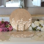 - Supla2li-8427-Gorsel3 - Realhomes  Realhomes Rengarenk Zemin Üzerinde Beyaz Çiçek Desenli 2'li Yuvarlak Servis Altlığı - Supla Realhomes