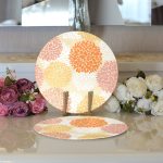 - Supla2li-843-Gorsel3 - Realhomes Realhomes Dijital Baskılı Modern 2'li Yuvarlak Servis Altlığı - Supla Realhomes