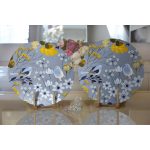 - Supla2li-8435-Gorsel2 - Realhomes Realhomes Rengarenk Zemin Üzerinde Çiçek Desenli Dijital Baskılı Modern 2'li Yuvarlak Servis Altlığı - Supla Realhomes