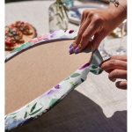 Realhomes Beyaz Zemin Üzerinde Rengarenk Çiçek Desenli 2'li Yuvarlak Servis Altlığı - Supla Realhomes