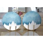 Realhomes Dijital Baskılı Modern 2'li Yuvarlak Servis Altlığı - Supla Realhomes