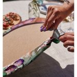 Realhomes Beyaz Zemin Üzerinde Rengarenk Çiçek Desenli 2'li Yuvarlak Servis Altlığı - Supla Realhomes