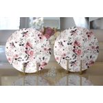 - Supla2li-8500-Gorsel2 - Realhomes Realhomes Beyaz Zemin Üzerinde Rengarenk Çiçek Desenli 2'li Yuvarlak Servis Altlığı - Supla Realhomes