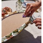 - Supla2li-8504-Gorsel4 - Realhomes Realhomes Beyaz Zeminli Sonbahar Yaprak Desenli Dijital Baskılı Modern 2'li Yuvarlak Servis Altlığı - Supla Realhomes