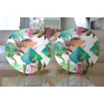 - Supla2li-8566-Gorsel2 - Realhomes Realhomes Beyaz Zemin Üzerinde Renkli Soyut Desenli 2'li Yuvarlak Servis Altlığı - Supla Realhomes