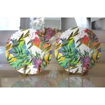 - Supla2li-8575-Gorsel2 - Realhomes Realhomes Beyaz Zemin Üzerinde Renkli Soyut Desenli 2'li Yuvarlak Servis Altlığı - Supla Realhomes