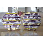 - Supla2li-8643-Gorsel2 - Realhomes Realhomes Beyaz Zemin Üzerinde Renkli Çizgi Desenli 2'li Yuvarlak Servis Altlığı - Supla Realhomes