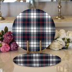 - Supla2li-8669-Gorsel1 - Realhomes Realhomes Beyaz Zemin Üzerinde Renkli Ekose Desenli 2'li Yuvarlak Servis Altlığı - Supla Realhomes