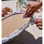 - Supla2li-8695-Gorsel4 - Realhomes Realhomes Beyaz Zeminli Renkli Kelebek Desenli Dijital Baskılı Modern 2'li Yuvarlak Servis Altlığı - Supla Realhomes