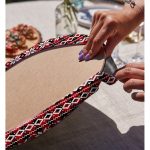 - Supla2li-8735-Gorsel4 - Realhomes  Ekose Pixel Geyik Tasarımlı Dekoratif 2'li Yuvarlak Servis Altlığı – Supla Realhomes