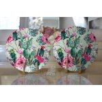 - Supla2li-8851-Gorsel2 - Realhomes Realhomes Renkli Zemin Üzerinde Kaktüs Desenli Dijital Baskılı Modern 2'li Yuvarlak Servis Altlığı - Supla Realhomes