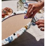 - Supla2li-8862-Gorsel4 - Realhomes Realhomes Beyaz Zeminli Renkli Kaktüs Desenli Dijital Baskılı Modern 2'li Yuvarlak Servis Altlığı - Supla Realhomes