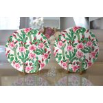 - Supla2li-8874-Gorsel2 - Realhomes Realhomes Beyaz Zeminli Renkli Kaktüs Desenli Dijital Baskılı Modern 2'li Yuvarlak Servis Altlığı - Supla Realhomes