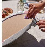 - Supla2li-8894-Gorsel4 - Realhomes  Realhomes Renkli Geometrik Desenli Mermer Motifli Dijital Baskılı Modern 2'li Yuvarlak Servis Altlığı - Supla Realhomes