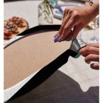 - Supla2li-8913-Gorsel4 - Realhomes Realhomes Renkli Geometrik Desenli Mermer Motifli Dijital Baskılı Modern 2'li Yuvarlak Servis Altlığı - Supla Realhomes